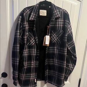Men's Plaid Shirt Jacket